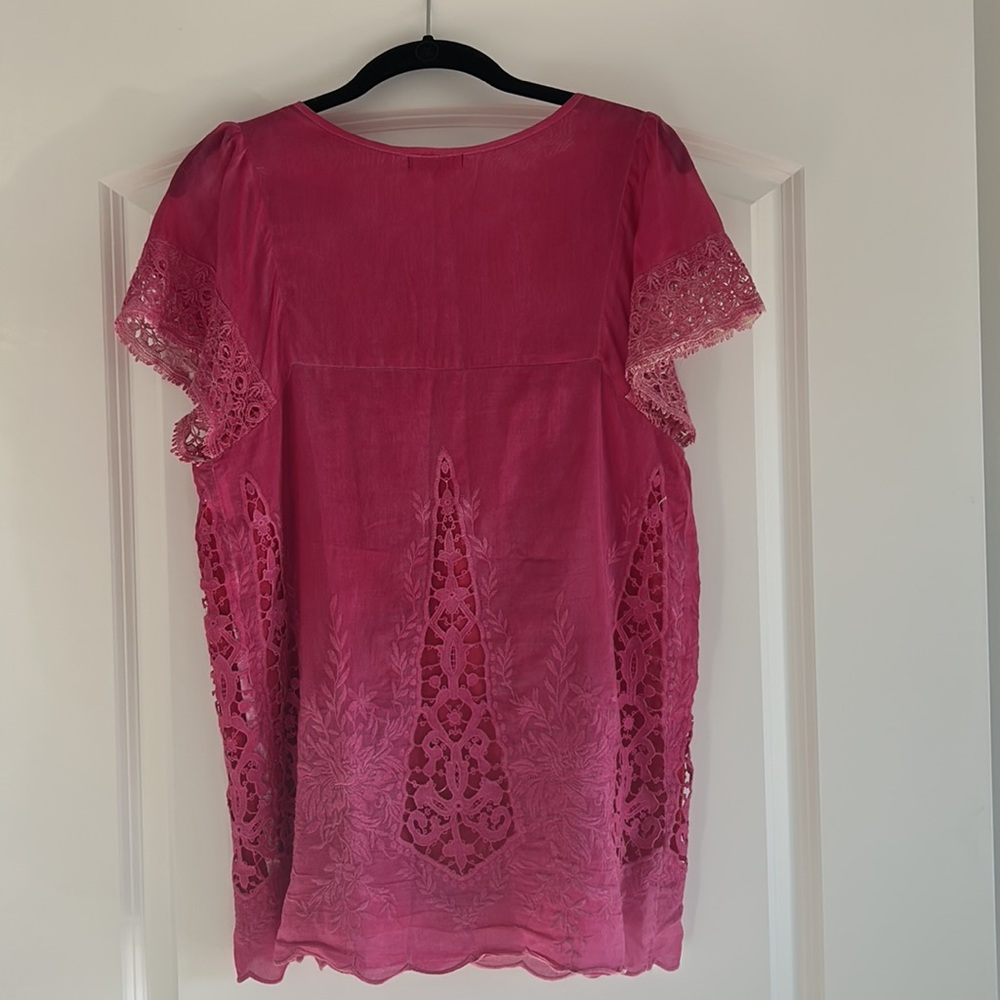 Sundance pink blouse Small - Picture 4 of 5